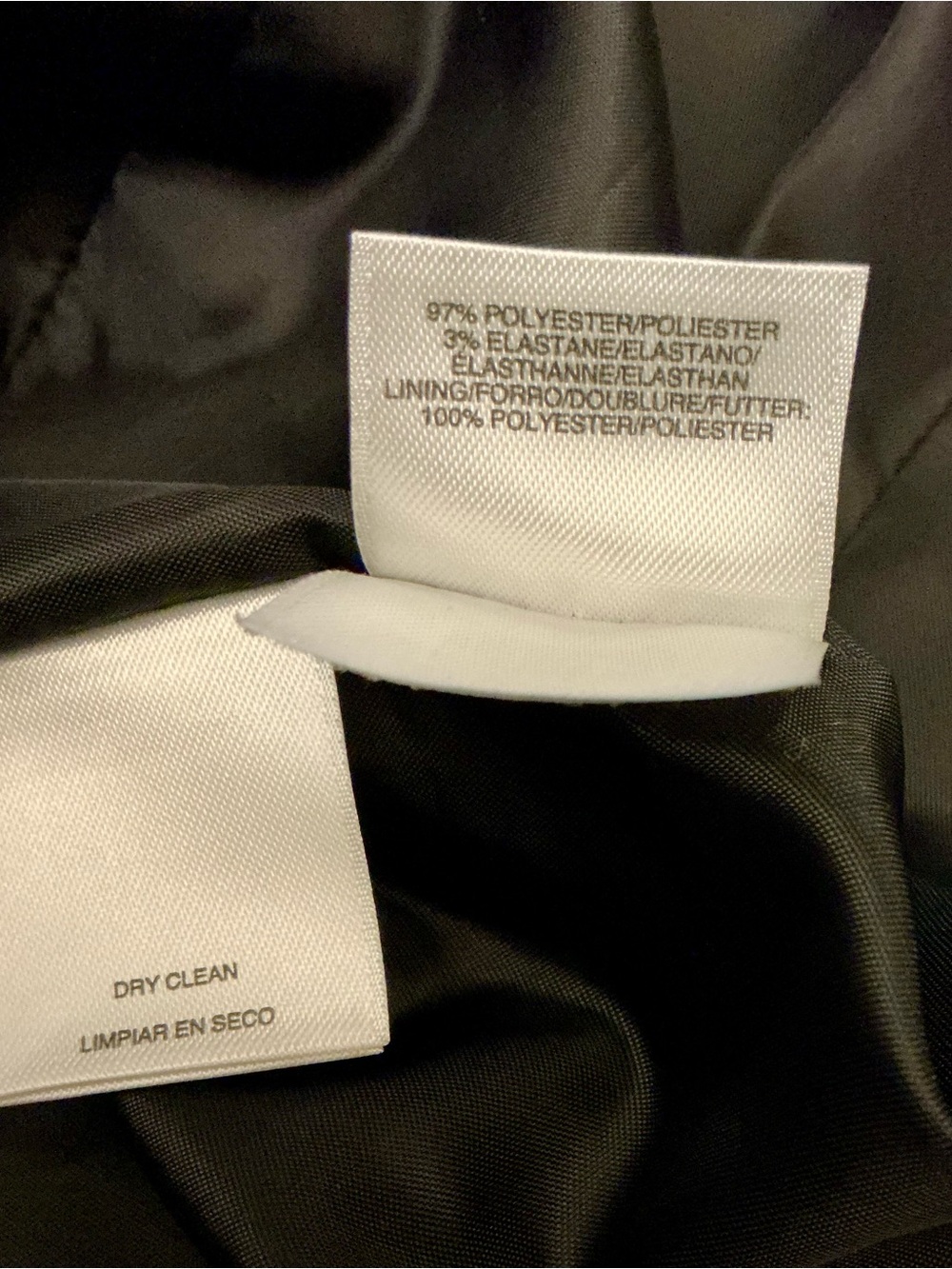 Jones Studio Black Career Blazer Jacket Petite 16P Fully-Lined Office - Picture 4 of 4